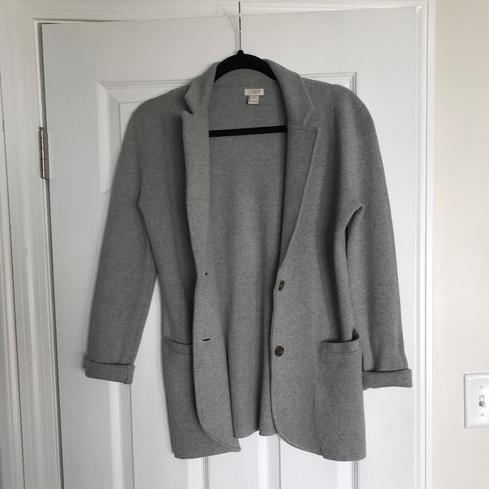Jcrew sweater blazer
